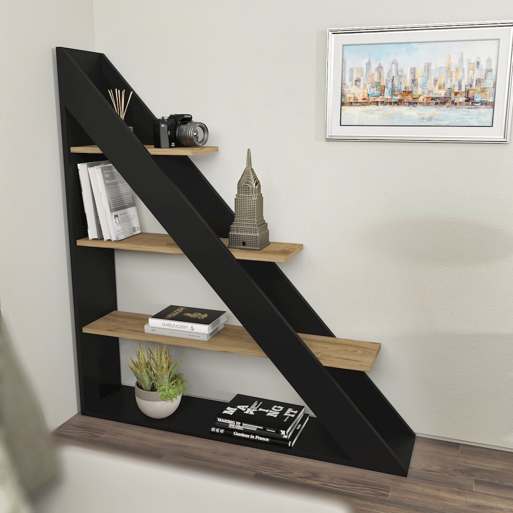 Pisagor Bookcase Black Ud. Picture 4
