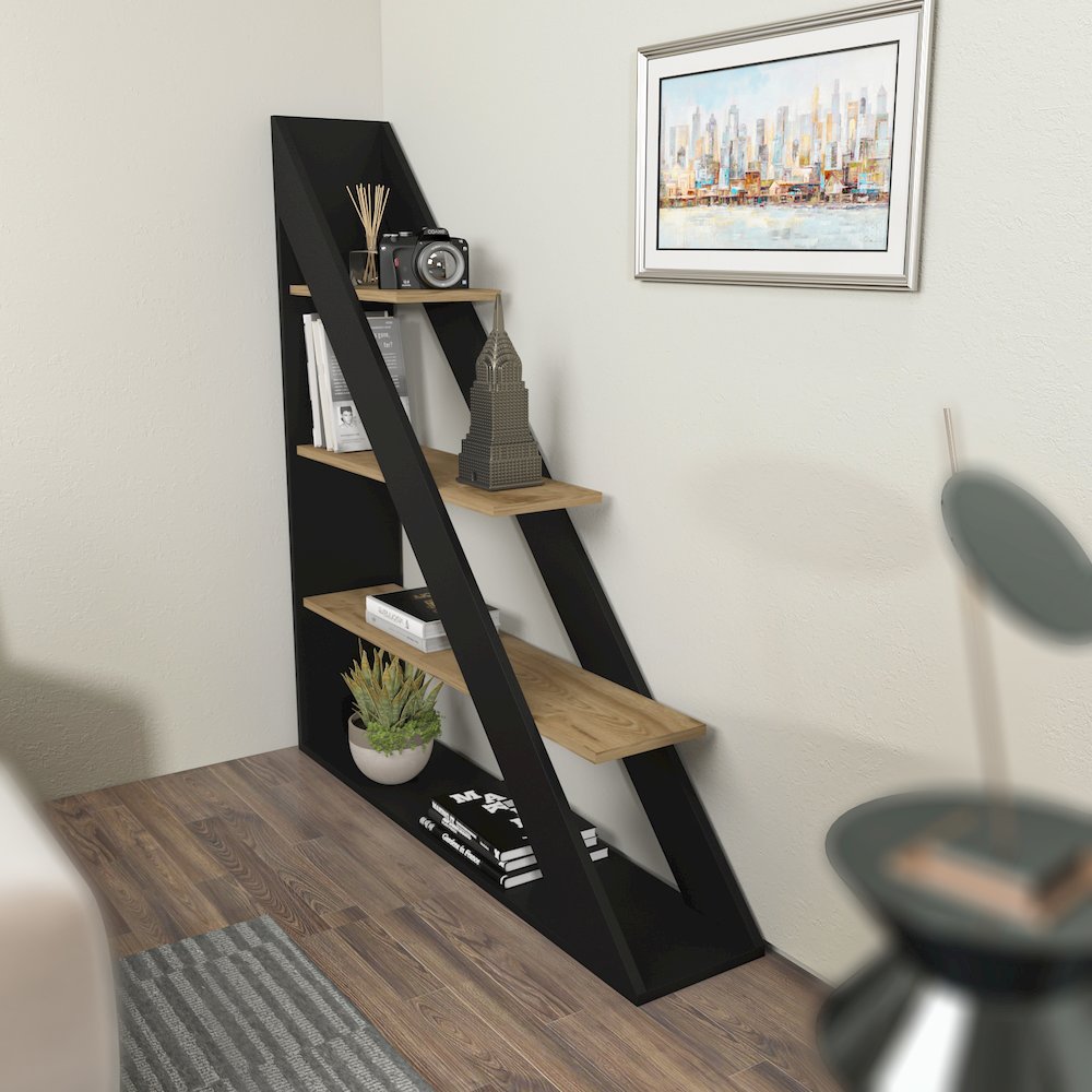 Pisagor Bookcase Black Ud. Picture 5
