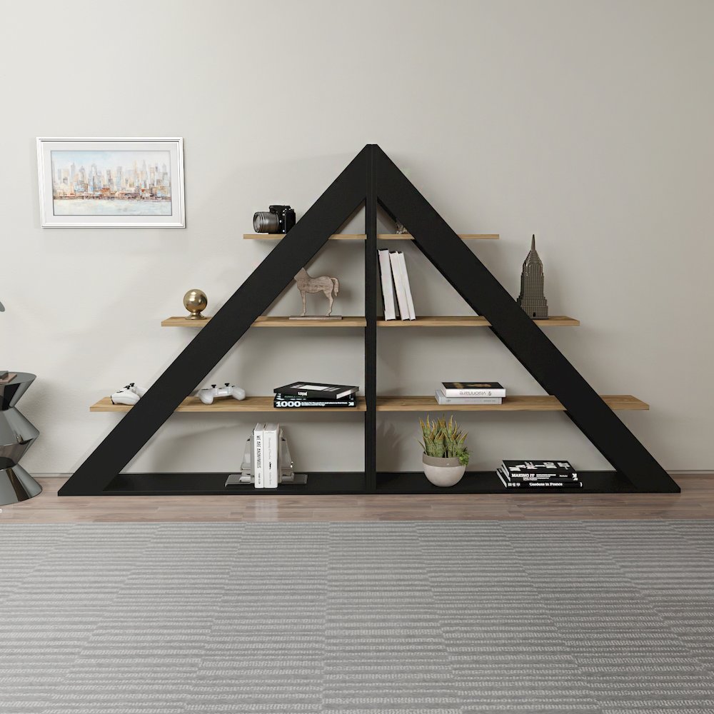 Pisagor Bookcase Black Ud. Picture 6