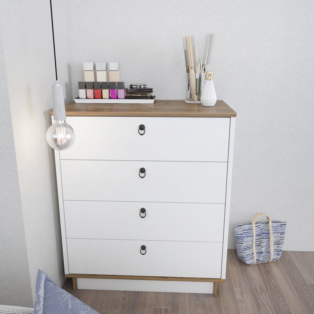 Sahra Dresser White Walnut. Picture 3