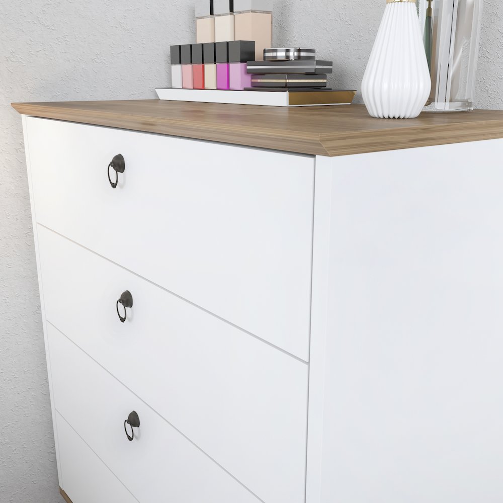 Sahra Dresser White Walnut. Picture 5