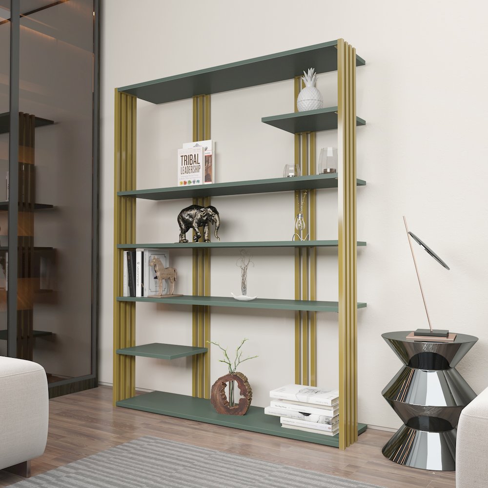 Jeni Bookcase Silva Gold. Picture 3