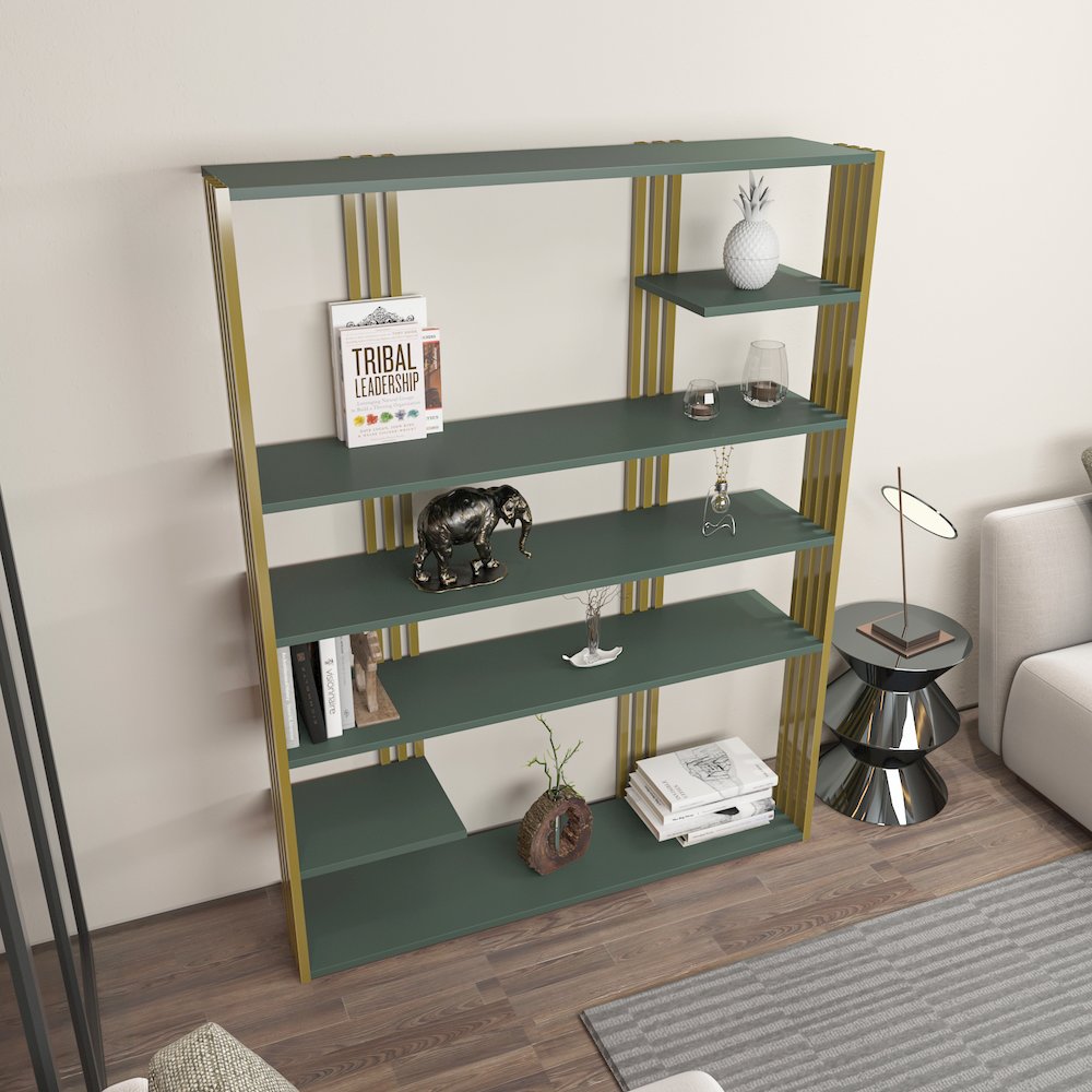 Jeni Bookcase Silva Gold. Picture 5