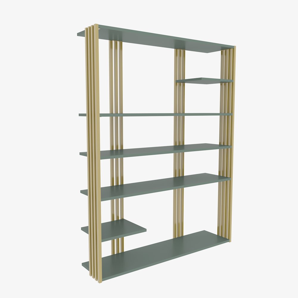 Jeni Bookcase Silva Gold. Picture 2