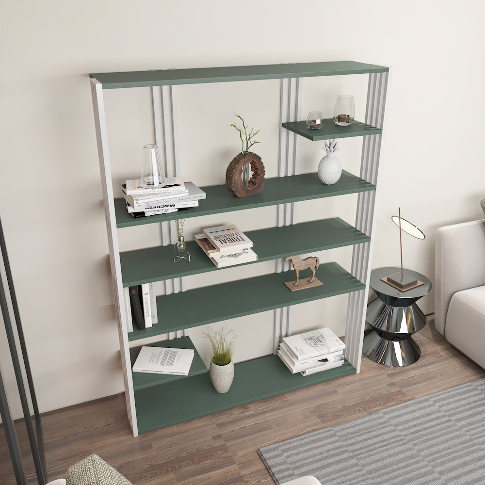 Jeni Bookcase Silva White. Picture 5