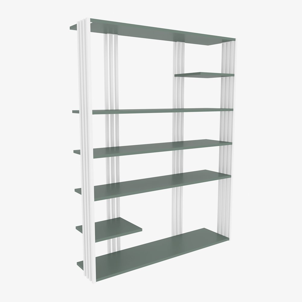 Jeni Bookcase Silva White. Picture 2