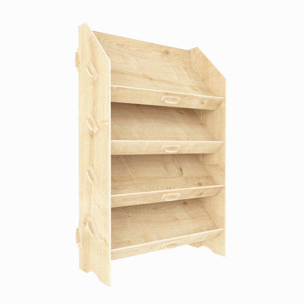 Aros Bookcase Sapphire Oak. Picture 1