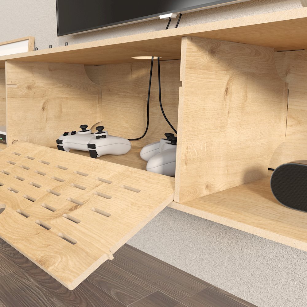 Sima Floating Tv Stand. Picture 8