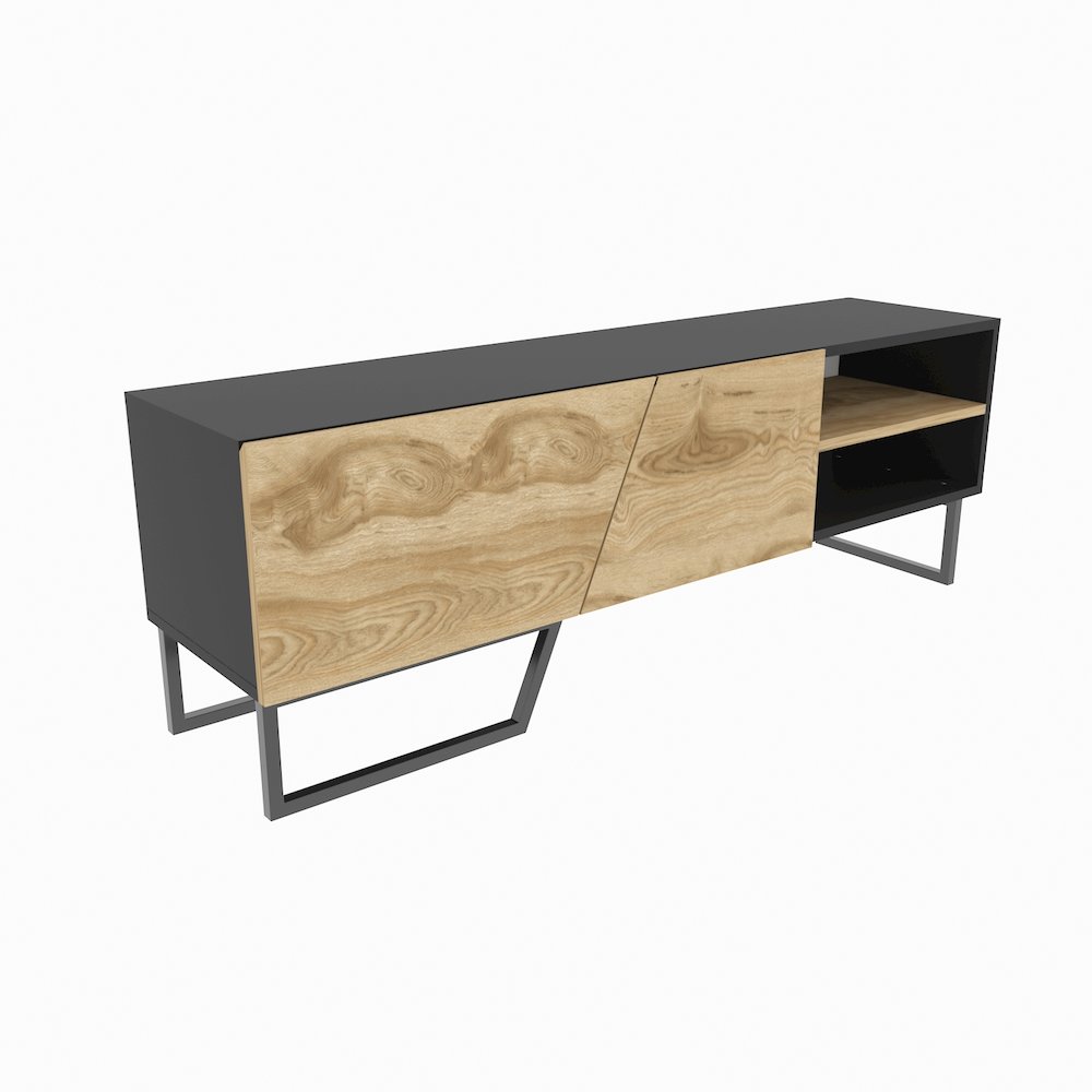 Denasse Tv Stand Black Ud Black. Picture 1