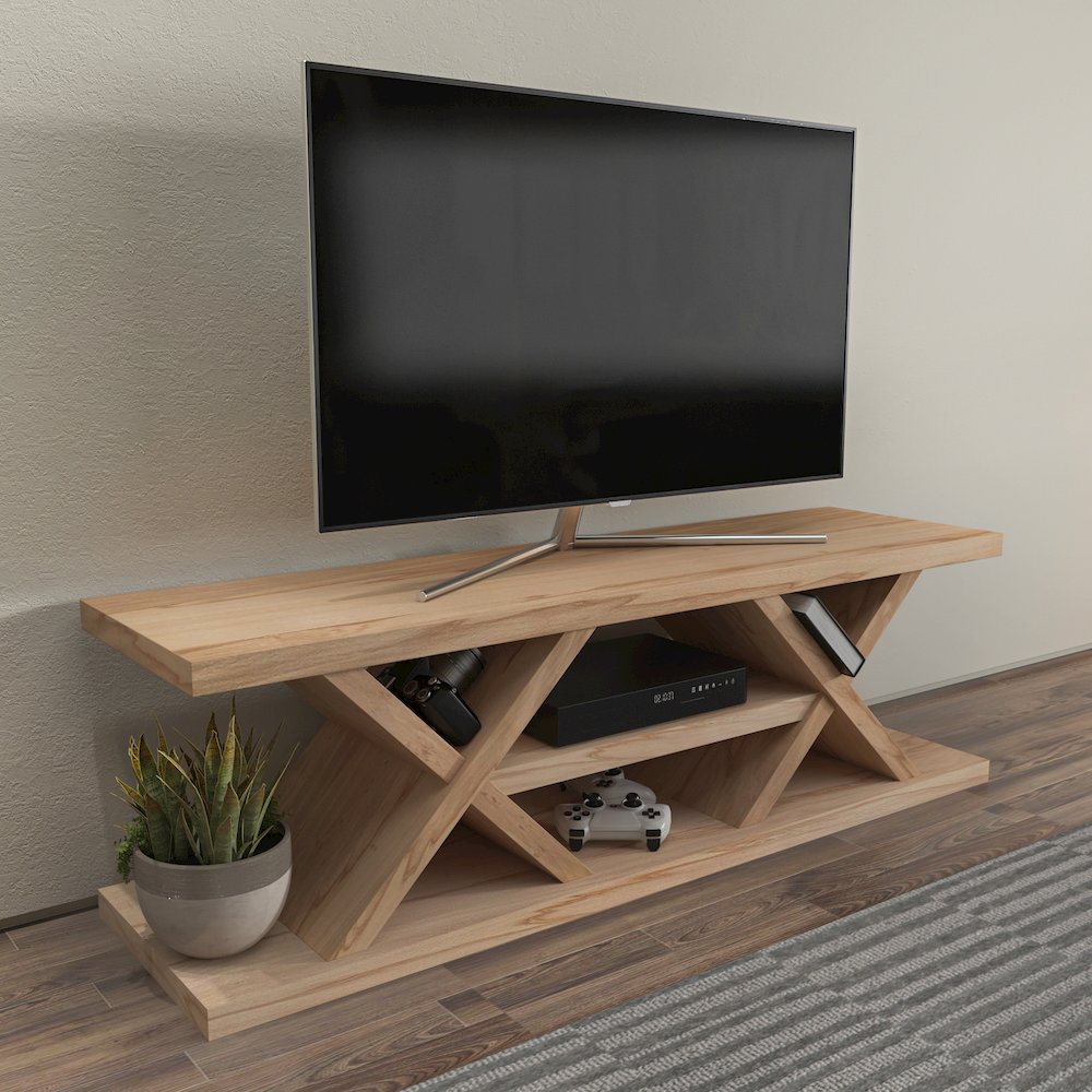Massi Tv Stand Sapphire Oak. Picture 5