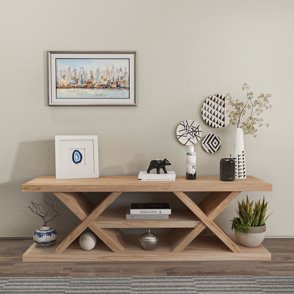 Massi Tv Stand Sapphire Oak. Picture 8