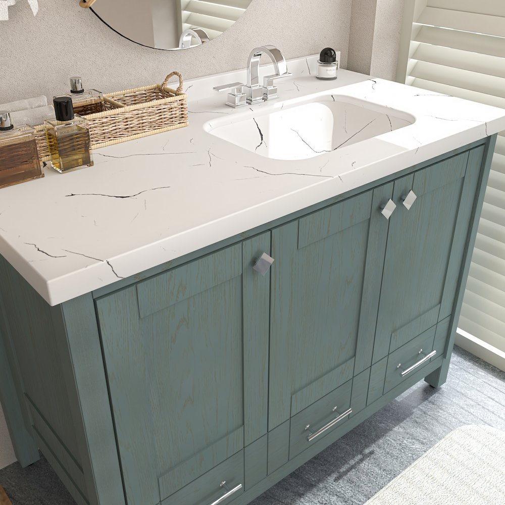 Kardelen 47 In Bathroom Vanity Sea Green. Picture 7