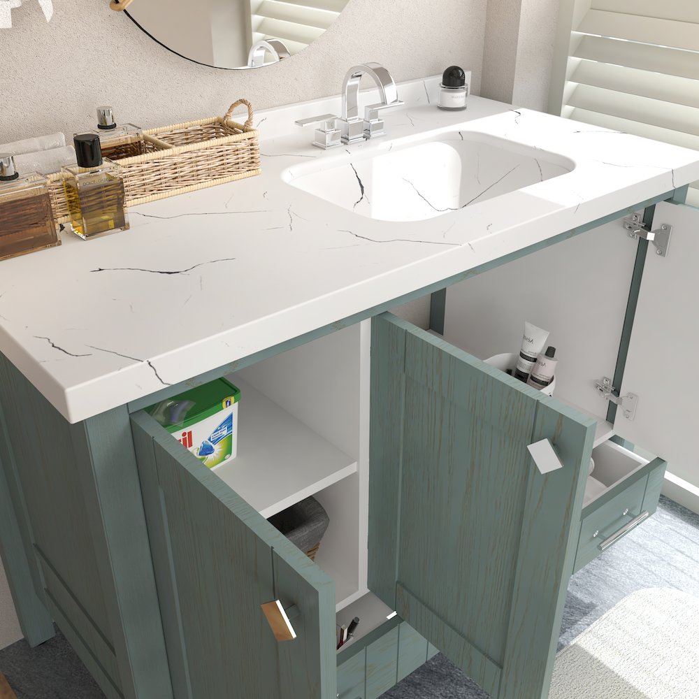 Kardelen 47 In Bathroom Vanity Sea Green. Picture 6