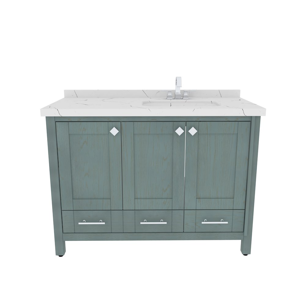 Kardelen 47 In Bathroom Vanity Sea Green. Picture 2