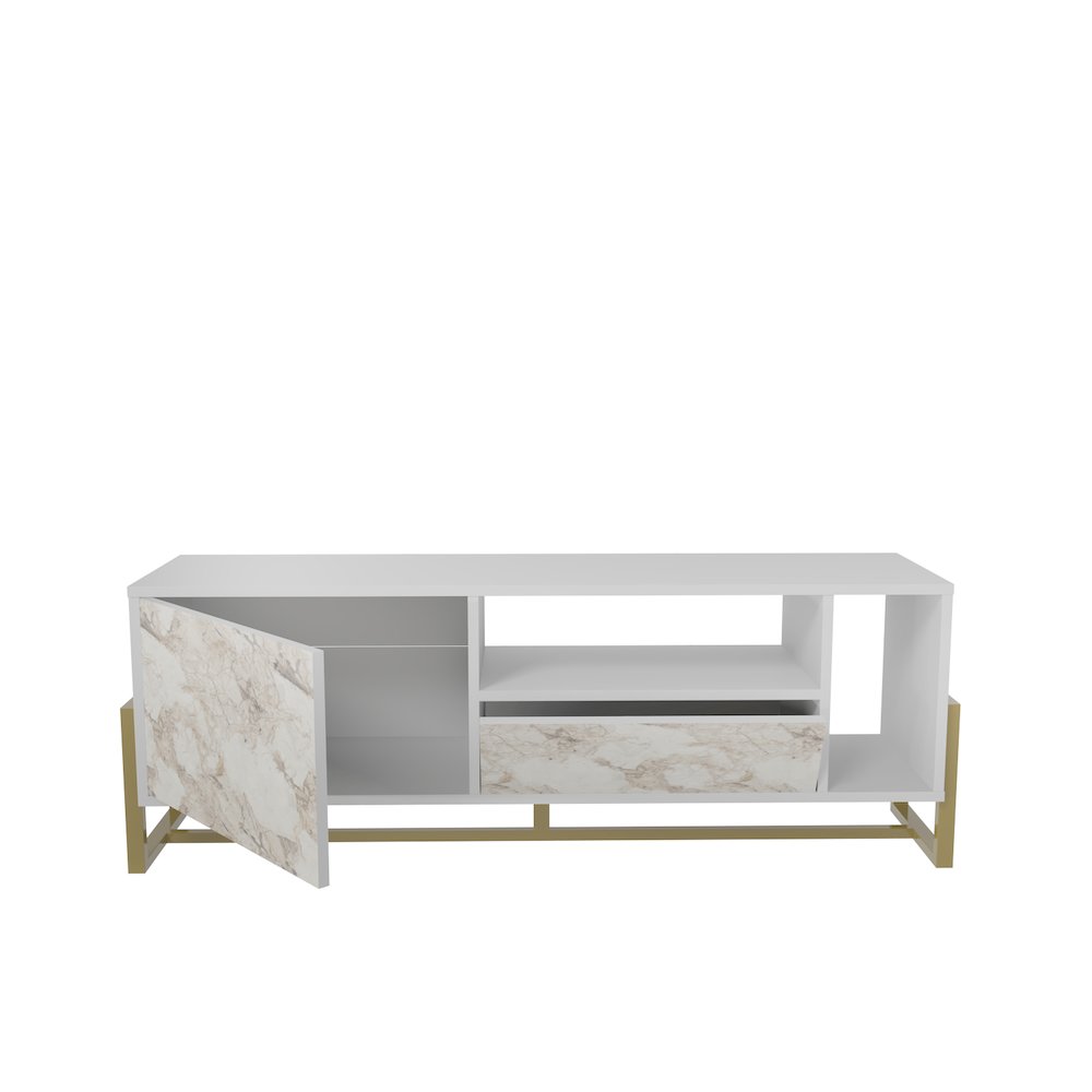 Utopia Tv Stand White Ephesus. Picture 2