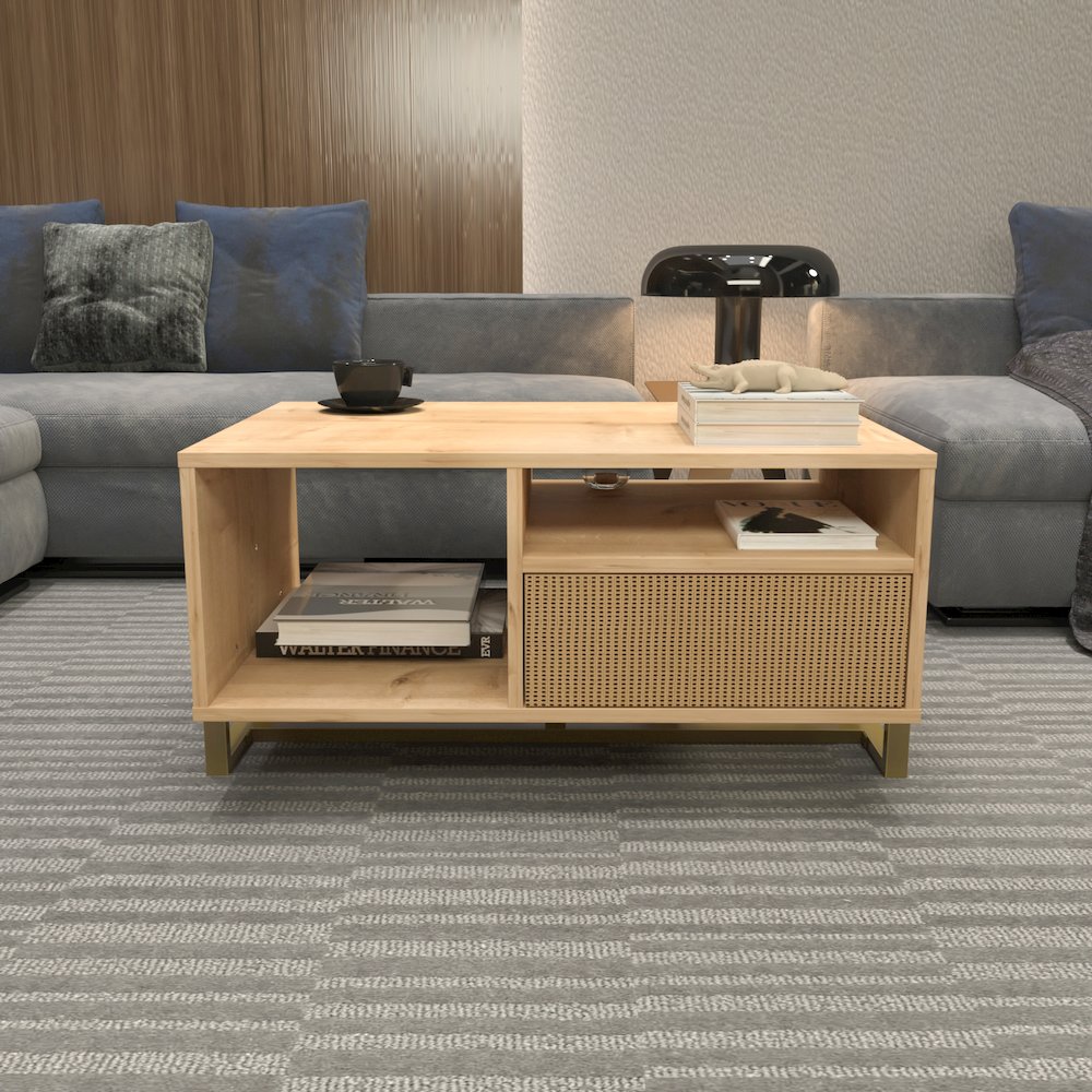 Utopia Coffee Table Sapphire Oak Hazeran. Picture 4