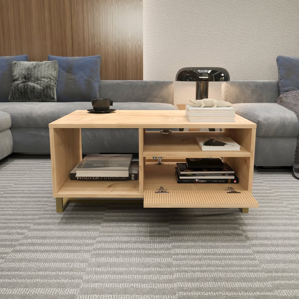 Utopia Coffee Table Sapphire Oak Hazeran. Picture 6