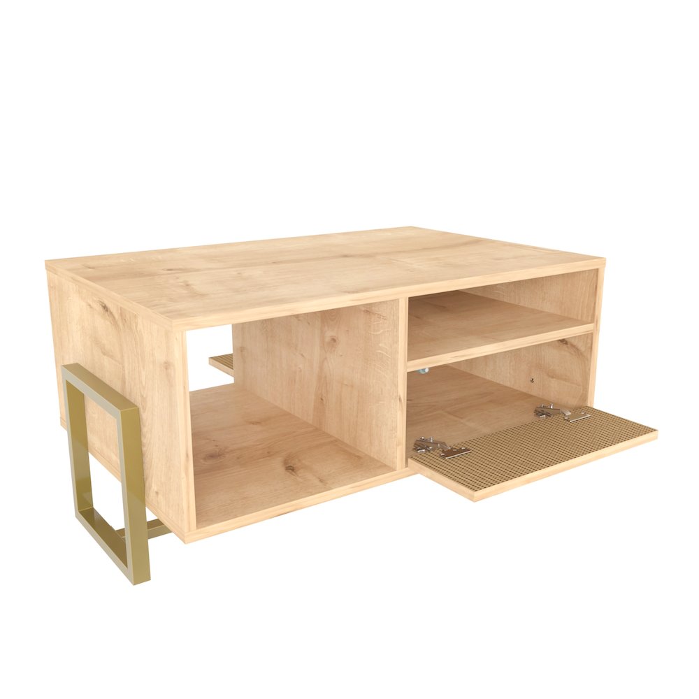 Utopia Coffee Table Sapphire Oak Hazeran. Picture 2