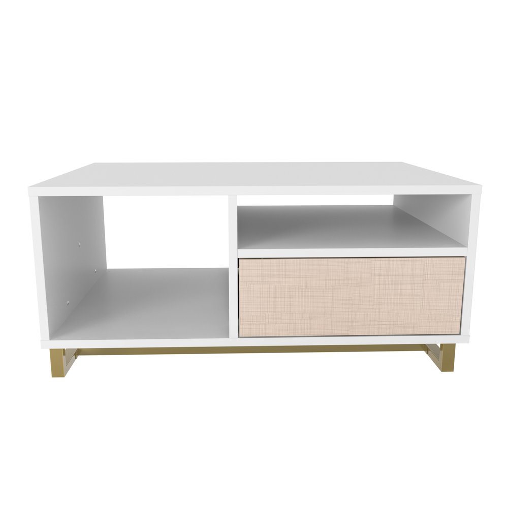 Utopia Coffee Table White Beige. Picture 1