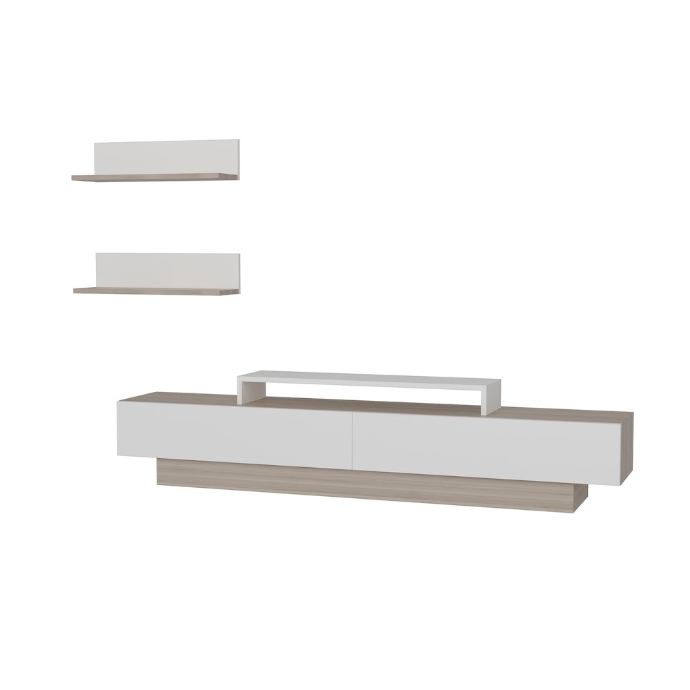 Lusi Tv Stand White&Cordoba. Picture 3