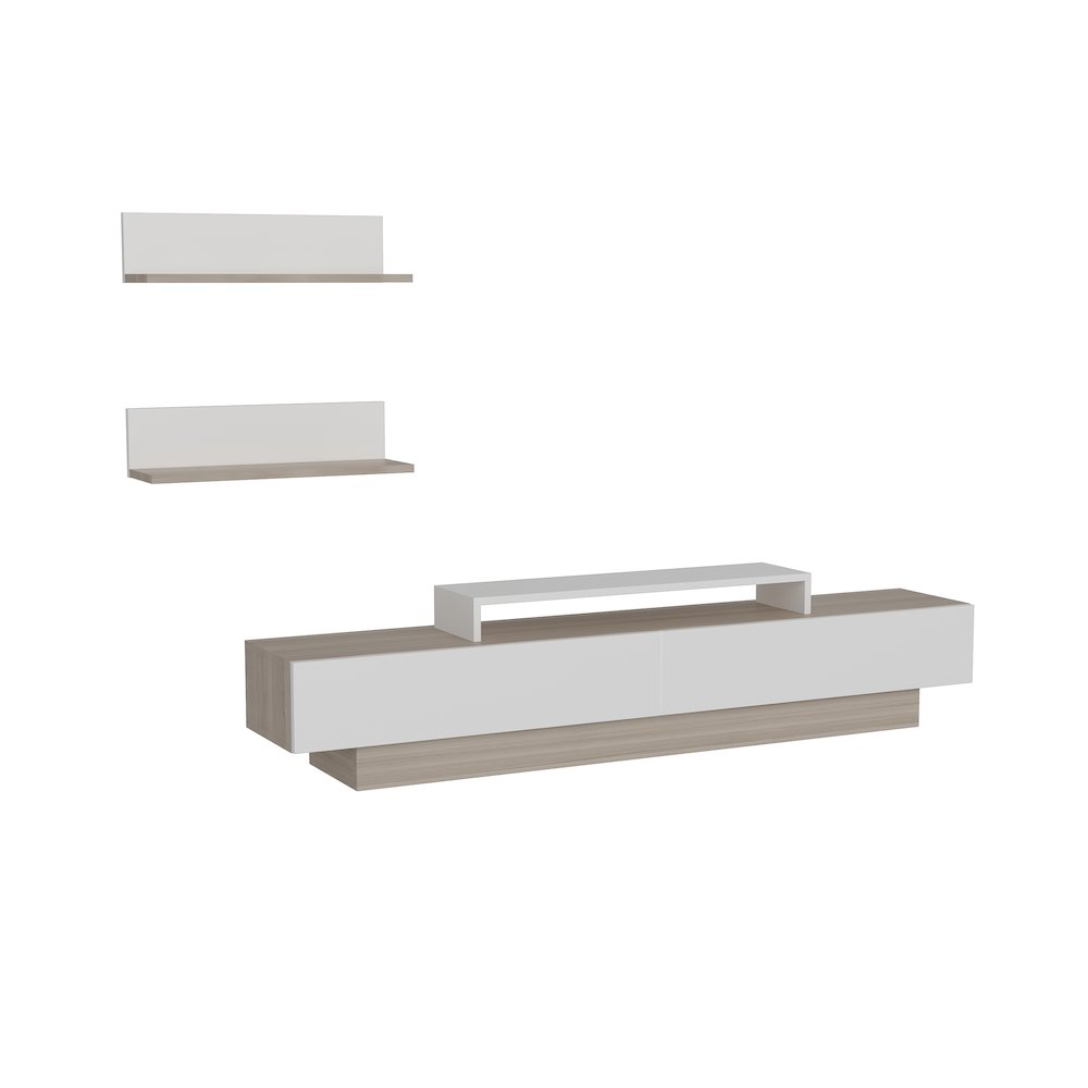 Lusi Tv Stand White&Cordoba. Picture 4