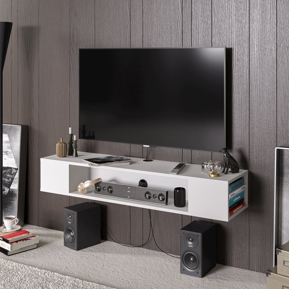 Peti Floating Tv Stand-White. Picture 6