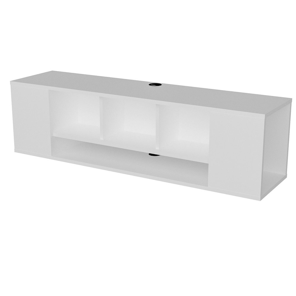 Paldi Floating Tv Stand-White. Picture 2