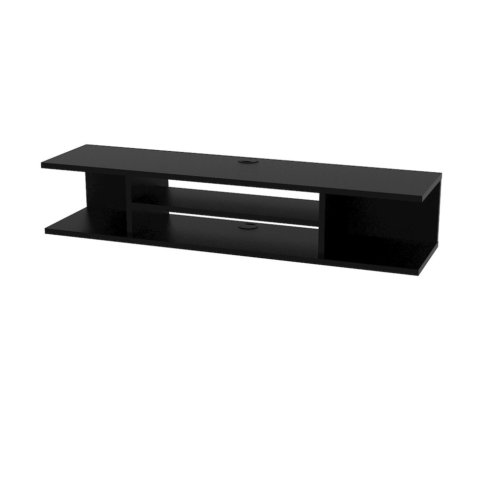 Pivot Floating Tv Stand - Black. Picture 2
