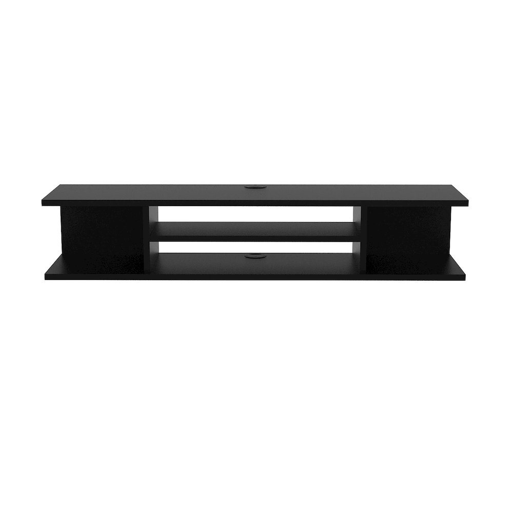 Pivot Floating Tv Stand - Black. Picture 3