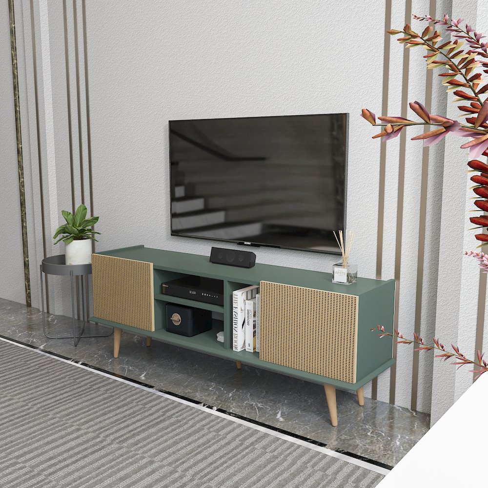 Ekvador Tv Stand Sylvia&Rattan Pattern. Picture 3