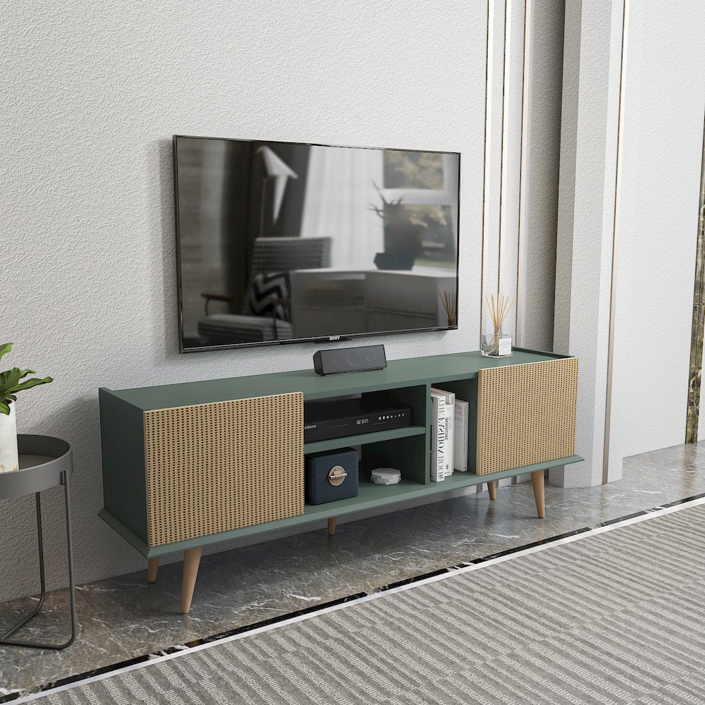Ekvador Tv Stand Sylvia&Rattan Pattern. Picture 4