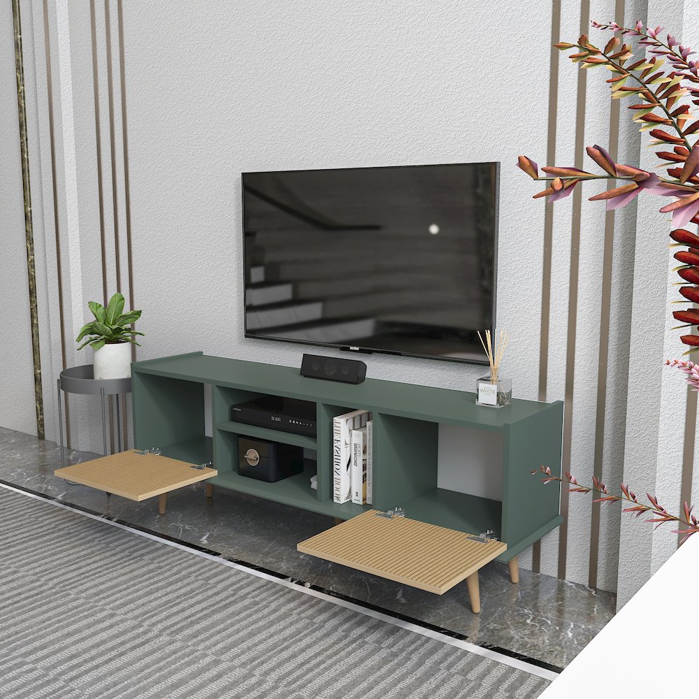 Ekvador Tv Stand Sylvia&Rattan Pattern. Picture 5