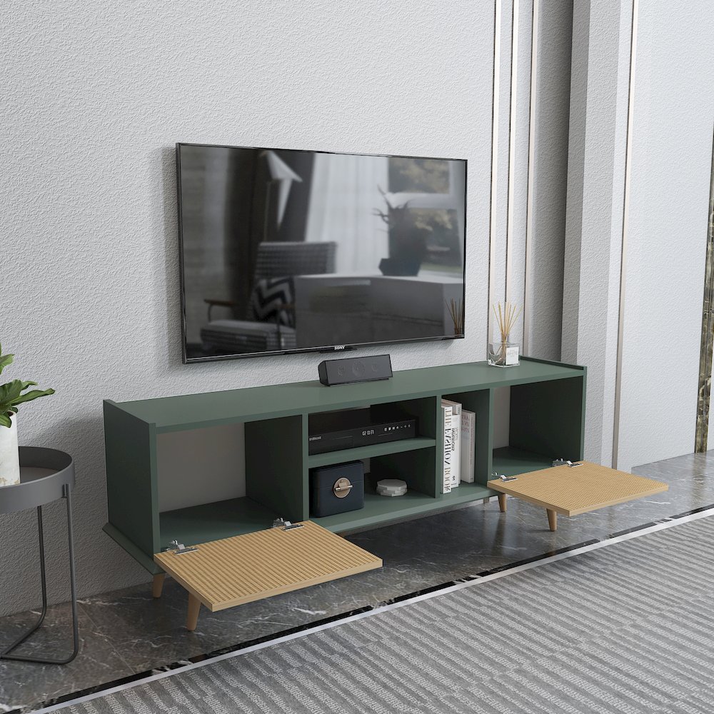 Ekvador Tv Stand Sylvia&Rattan Pattern. Picture 7