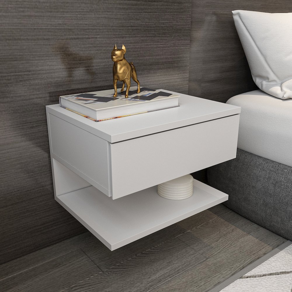 Vivid Nightstand White. Picture 3