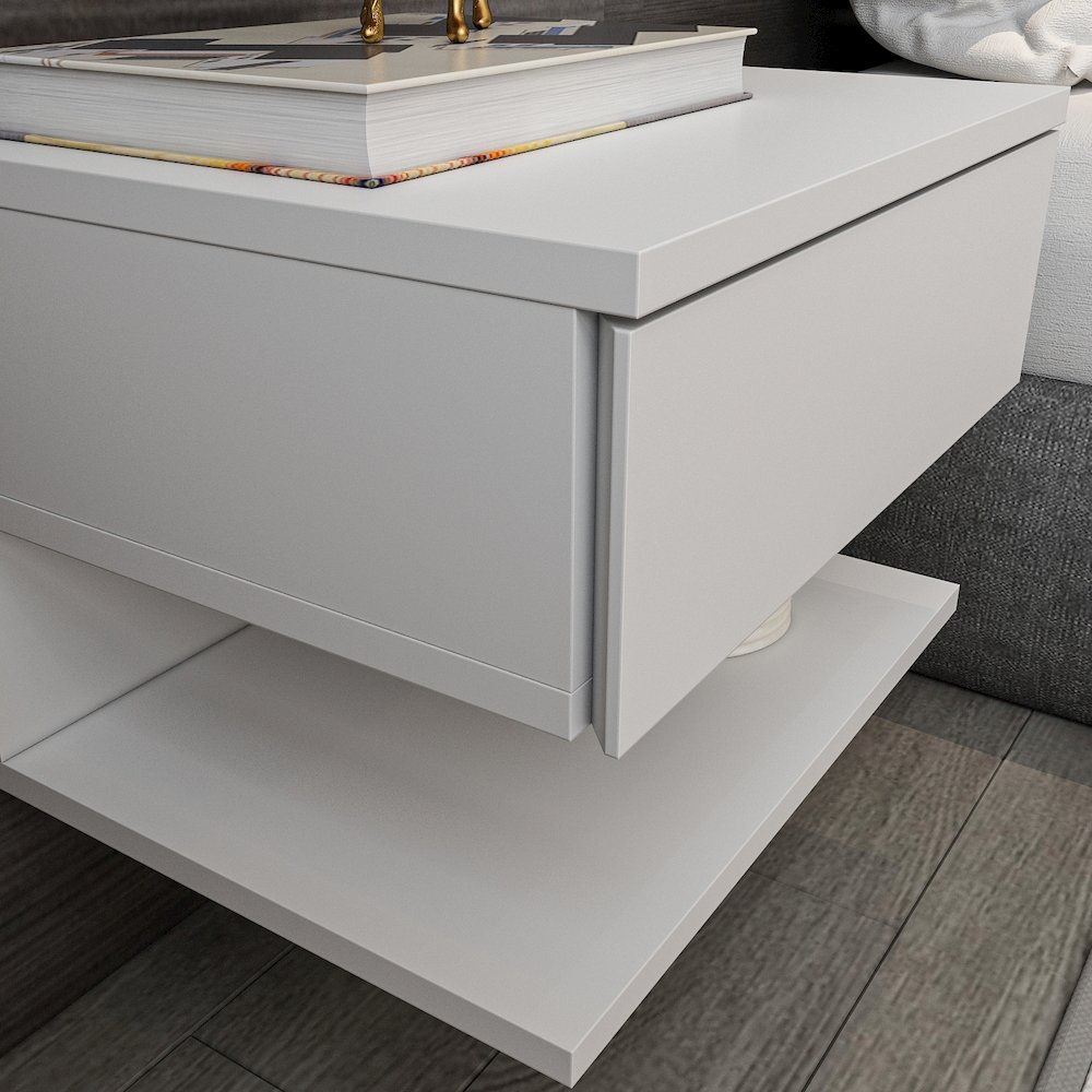 Vivid Nightstand White. Picture 6