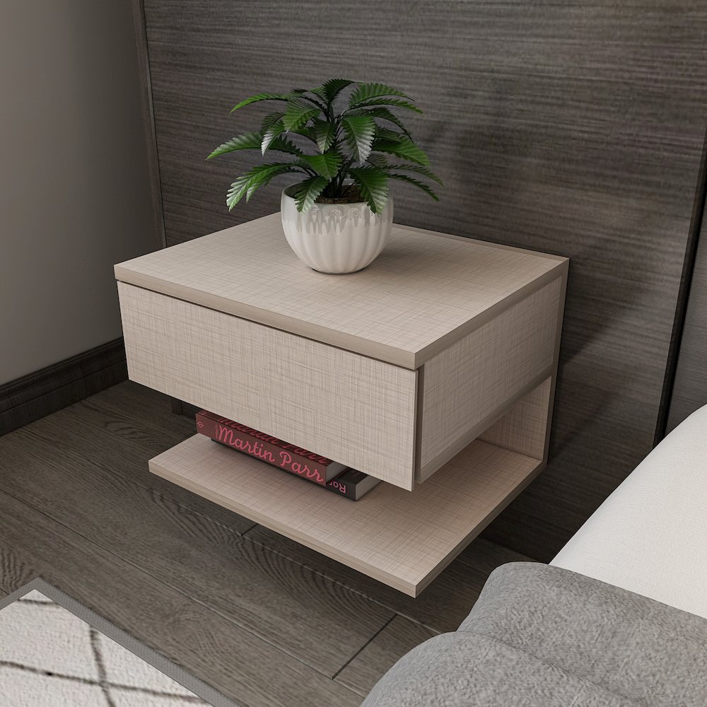 Vivid Nightstand Beige. Picture 5