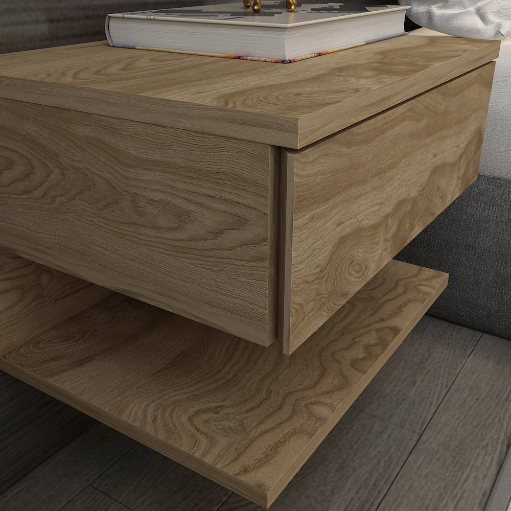 Vivid Nightstand Oud Oak. Picture 7