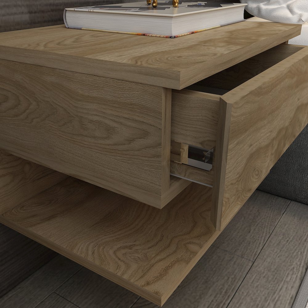 Vivid Nightstand Oud Oak. Picture 8