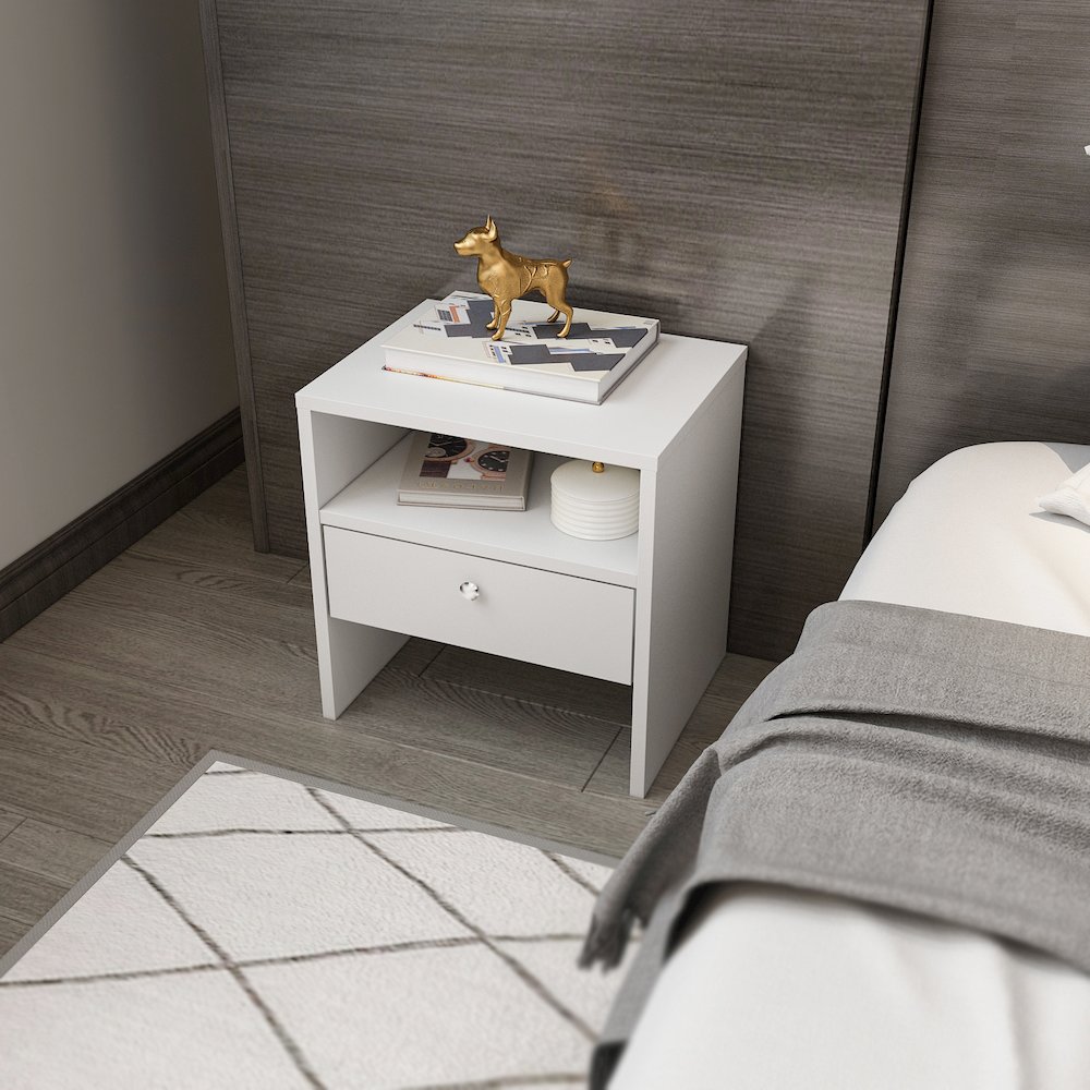 Nova Nightstand White. Picture 5