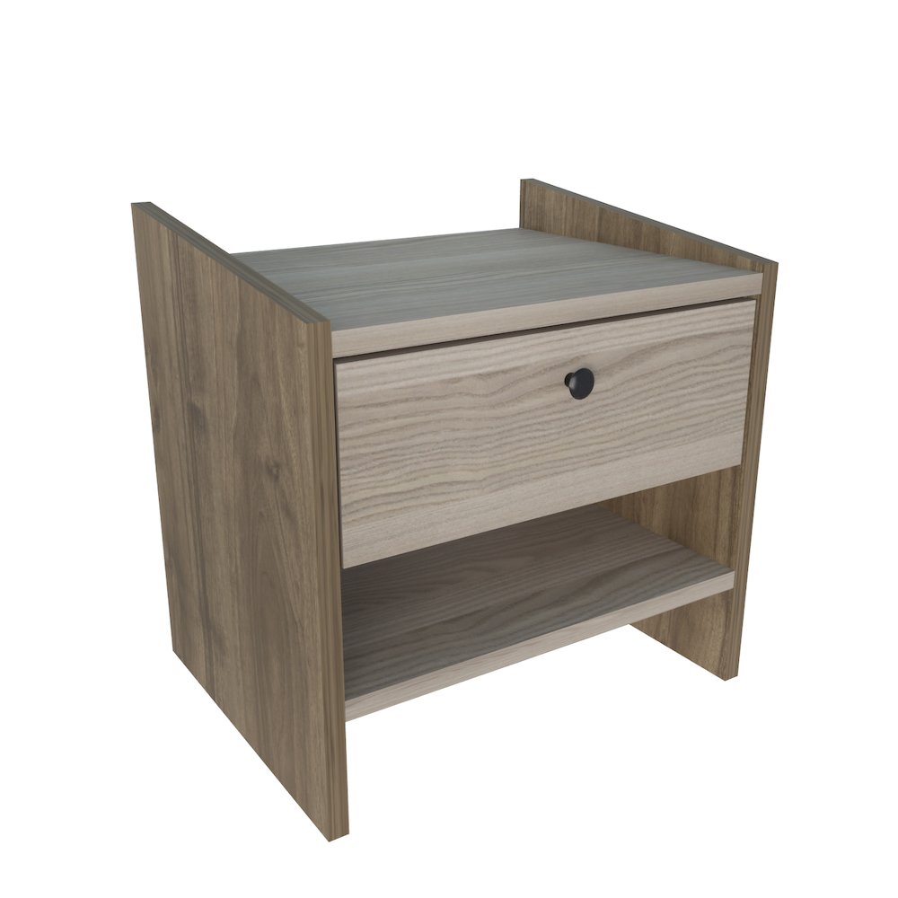 Berlin Nightstand Walnut Cordoba. Picture 1
