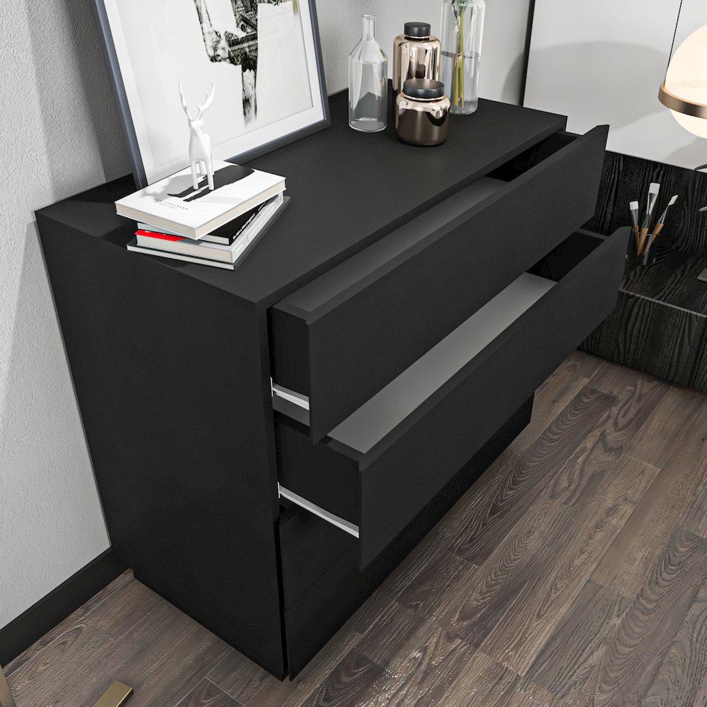 Lines Dresser Black. Picture 4