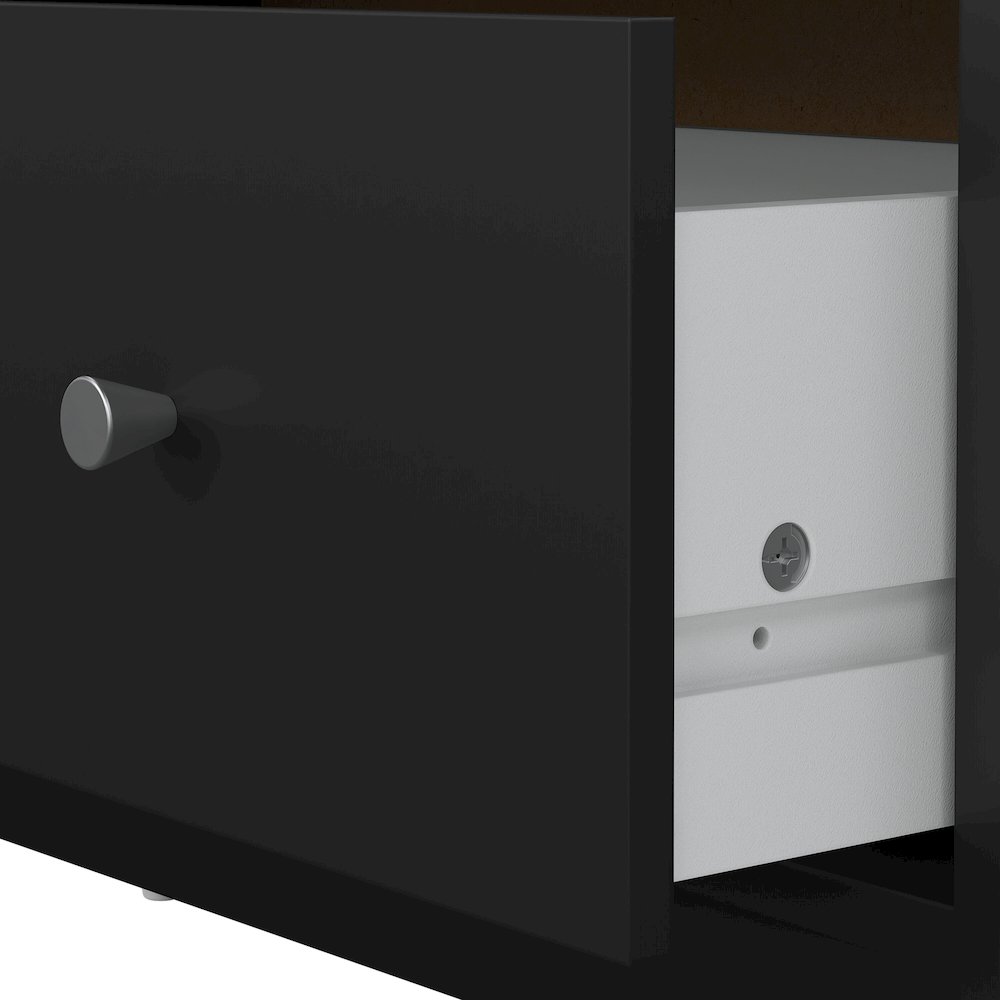 3-Piece Bedroom Set - 6 Drawer Double Dresser And Nightstand Set Of 2. Picture 6