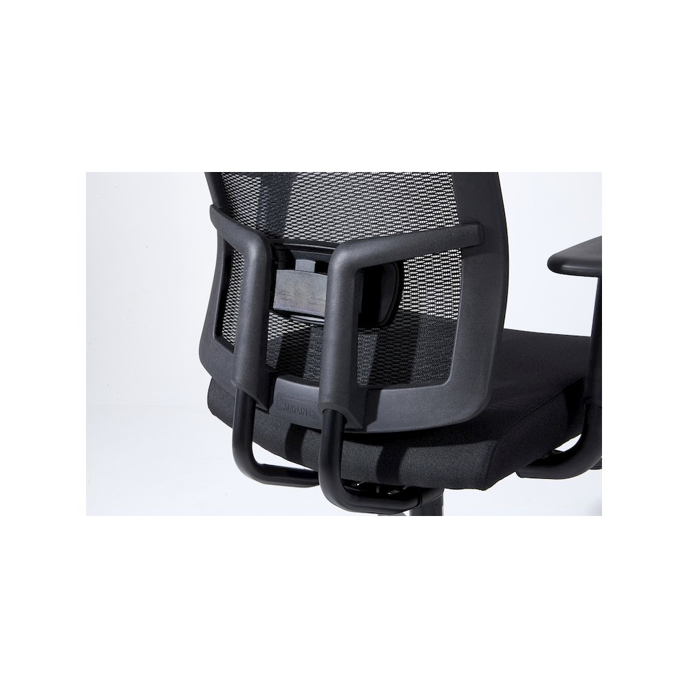 Complus Pro Office Chair In Black. Picture 4