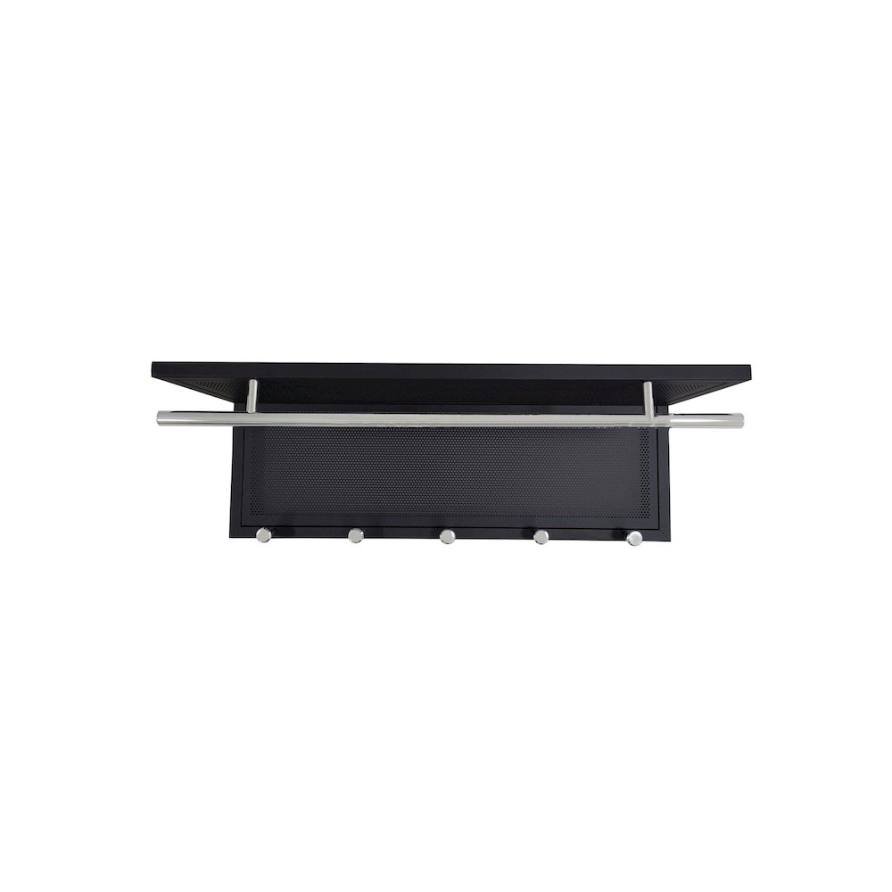 Esyspot Metal Powder Coating Hook Wall Mounted With Shelf. Picture 1
