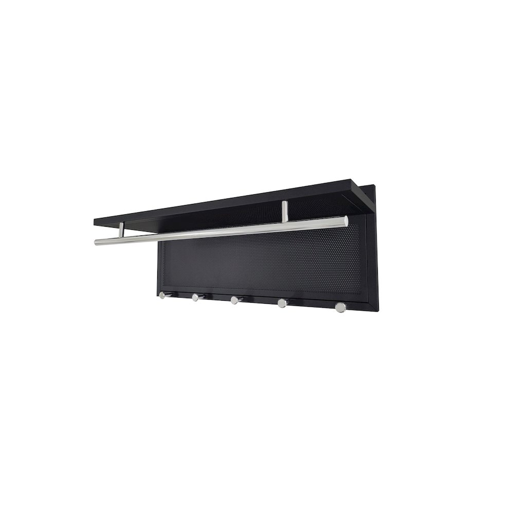 Esyspot Metal Powder Coating Hook Wall Mounted With Shelf. Picture 2