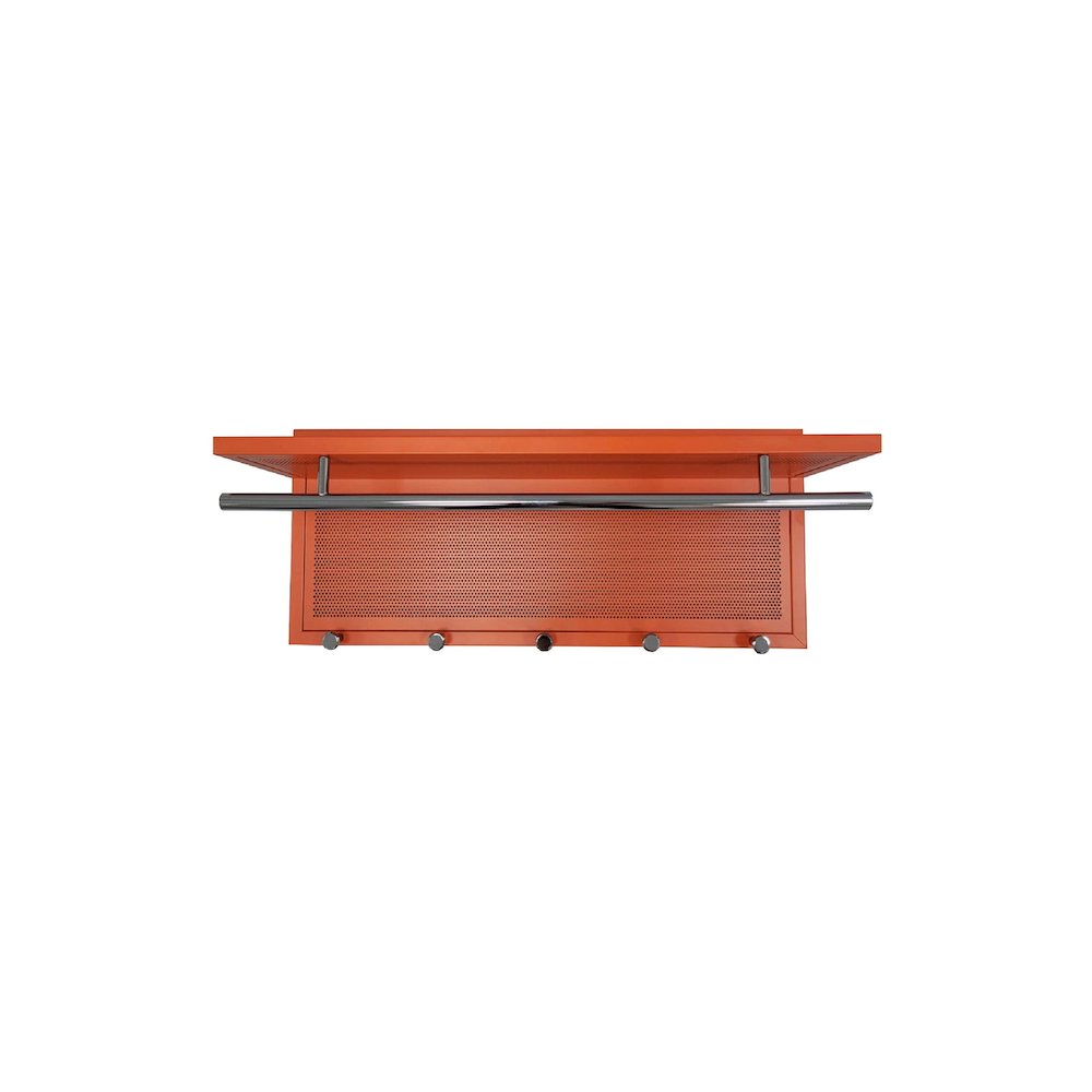 Esyspot Metal Powder Coating Hook Wall Mounted With Shelf. Picture 1