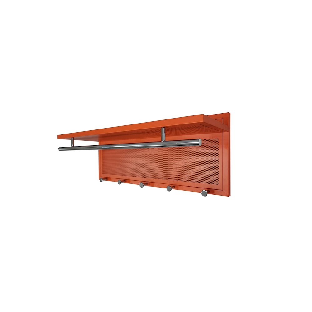 Esyspot Metal Powder Coating Hook Wall Mounted With Shelf. Picture 2
