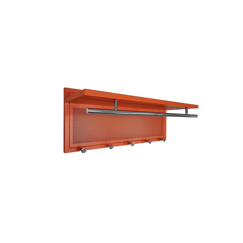 Esyspot Metal Powder Coating Hook Wall Mounted With Shelf. Picture 3