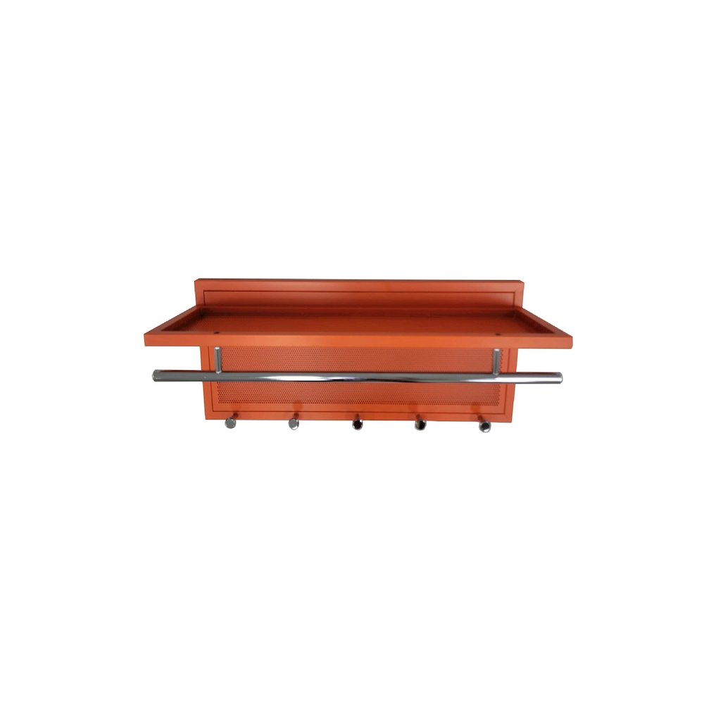 Esyspot Metal Powder Coating Hook Wall Mounted With Shelf. Picture 4