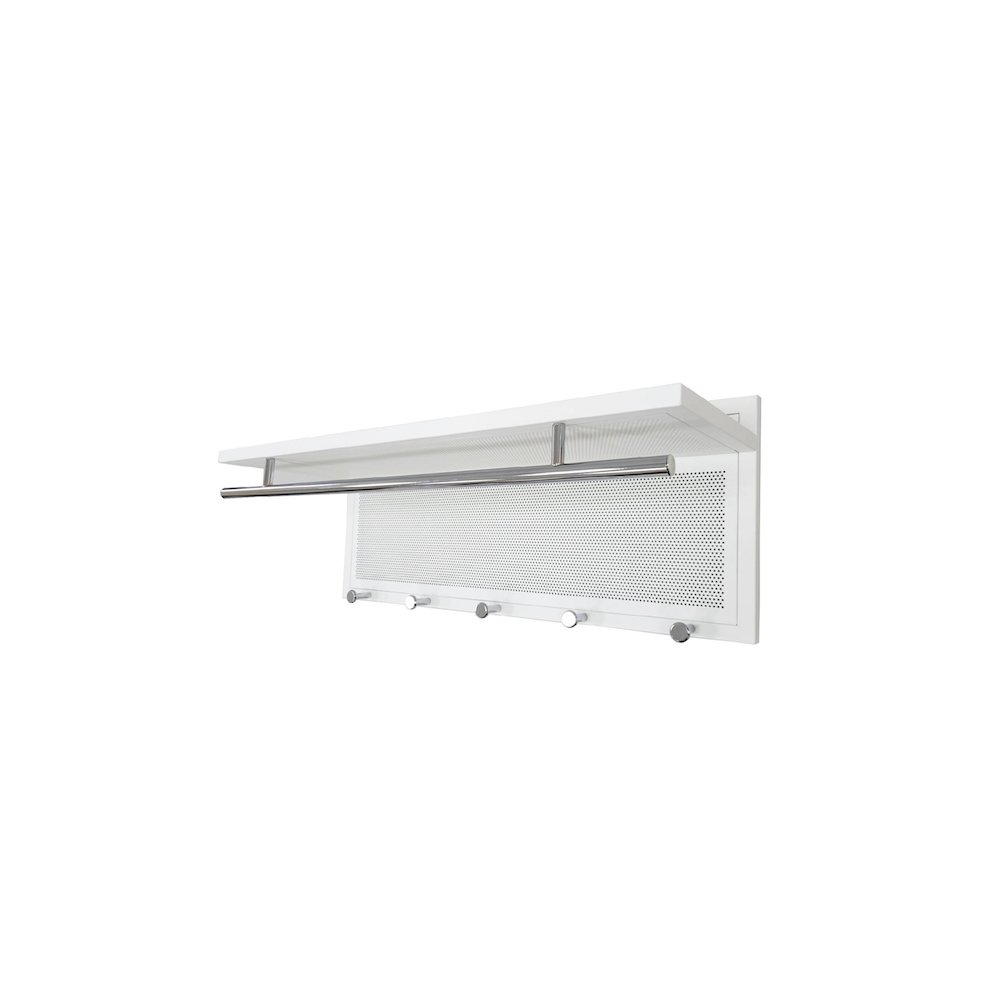 Esyspot Metal Powder Coating Hook Wall Mounted With Shelf. Picture 2